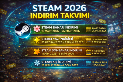 Steam 2026 İndirim Takvimi Netleşiyor: Oyuncular İçin Uzun Bir Fırsat Yılı