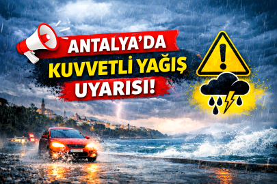 Antalya’da Yağışlı Hafta Alarmı: Sağanak Uyarısı Yapıldı